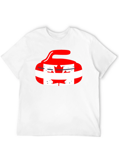 Canadian Pride Curling Stone Graphic Tee