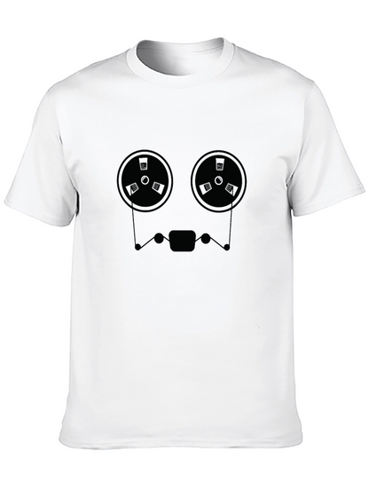 Droid Face Graphic Tee - Mens Black T-Shirt