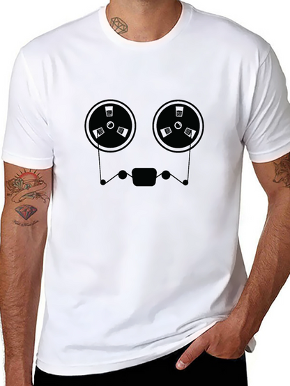 Droid Face Graphic Tee - Mens Black T-Shirt