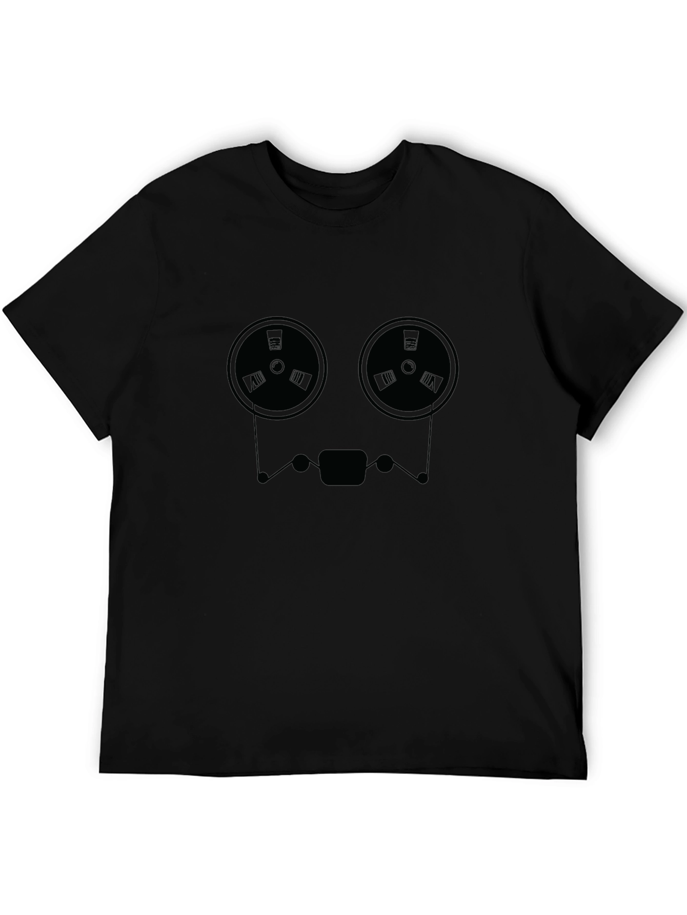 Droid Face Graphic Tee - Mens Black T-Shirt