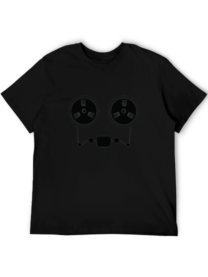 Droid Face Graphic Tee - Mens Black T-Shirt
