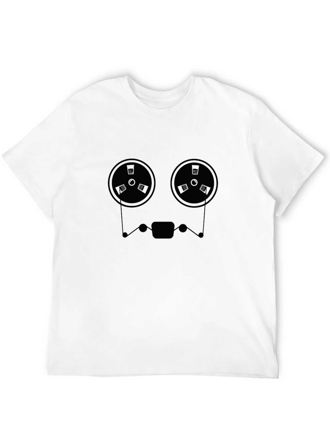 Droid Face Graphic Tee - Mens Black T-Shirt