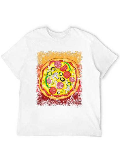 Pizza Graphic T-Shirt - Unisex Crew Neck Tee