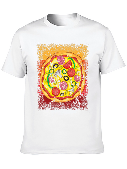 Pizza Graphic T-Shirt - Unisex Crew Neck Tee