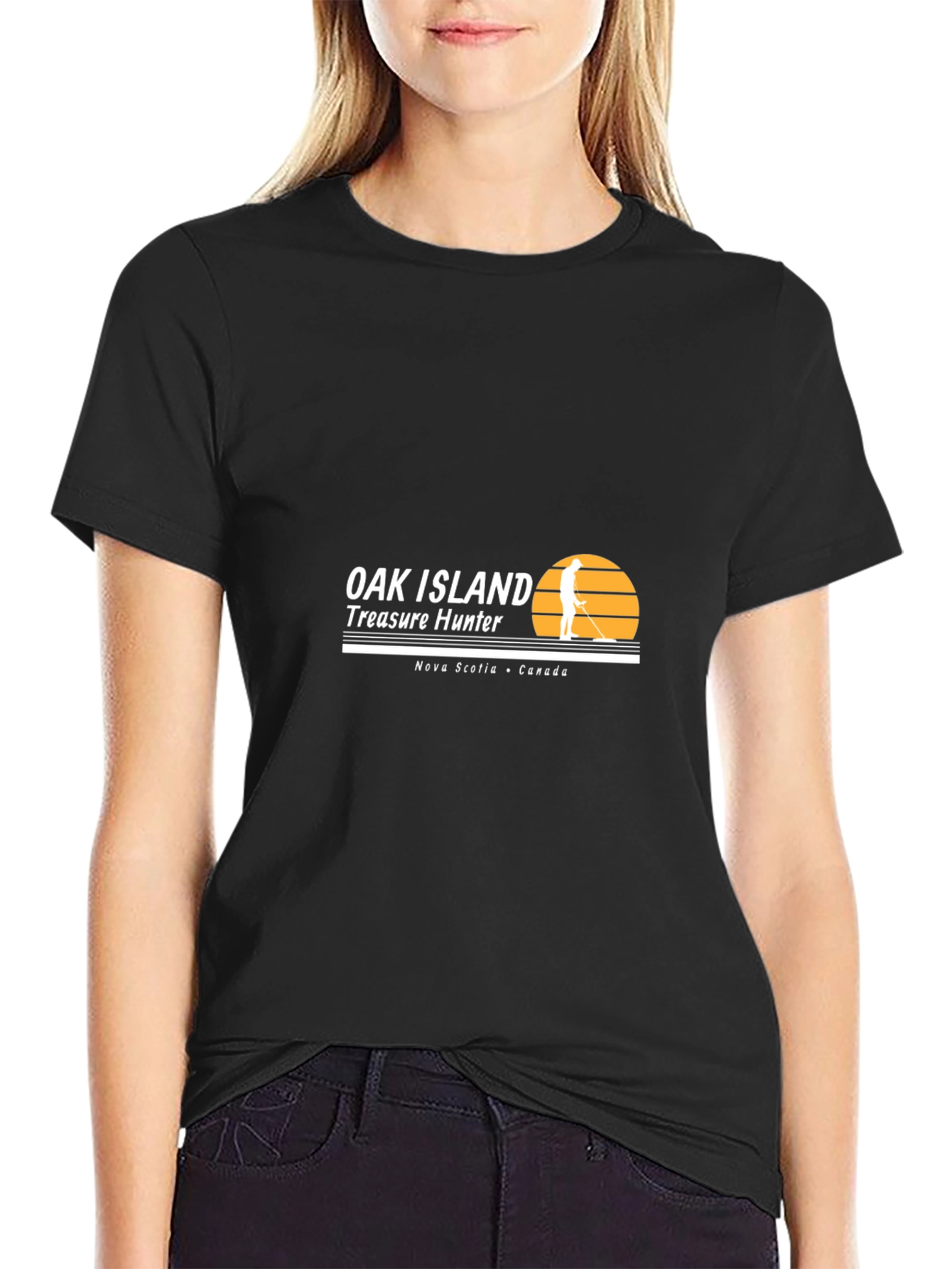 Oak Island Treasure Hunter Graphic Tee