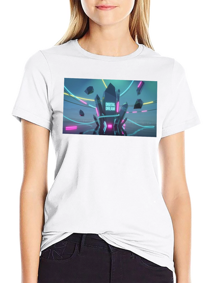 Digital Dream Graphic Tee - Mens Black T-Shirt