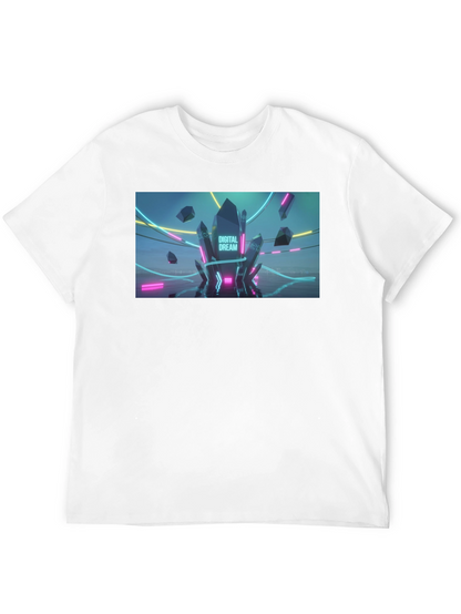 Digital Dream Graphic Tee - Mens Black T-Shirt