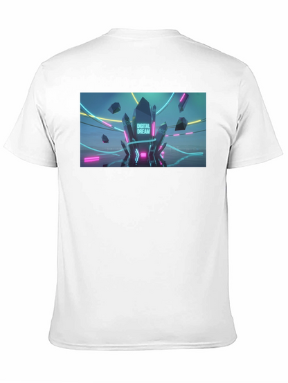 Digital Dream Graphic Tee - Mens Black T-Shirt
