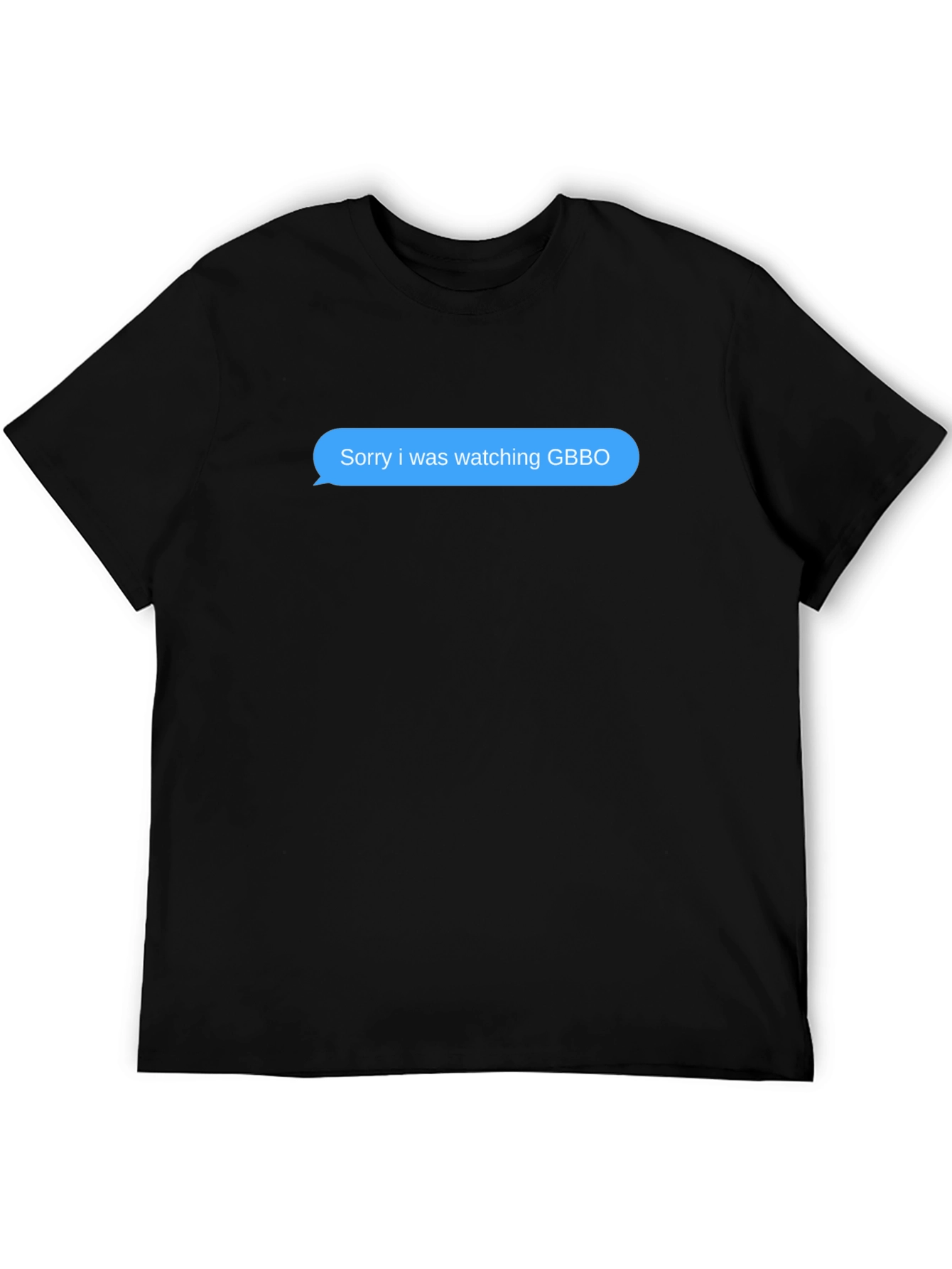 GBBO Watching T-Shirt - Black Cotton Tee