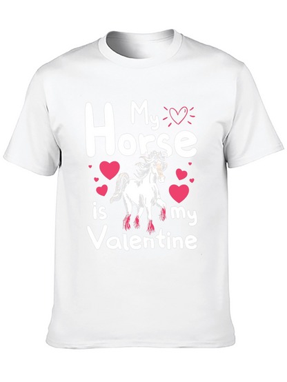 My Horse Is My Valentine T-Shirt