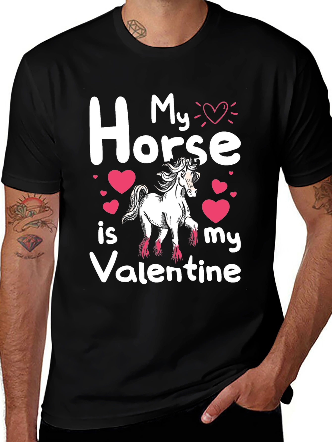 My Horse Is My Valentine T-Shirt