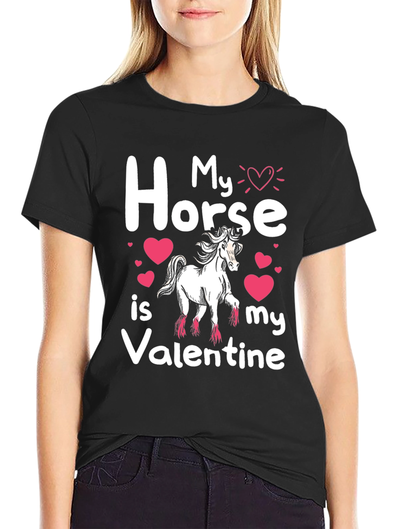 My Horse Is My Valentine T-Shirt