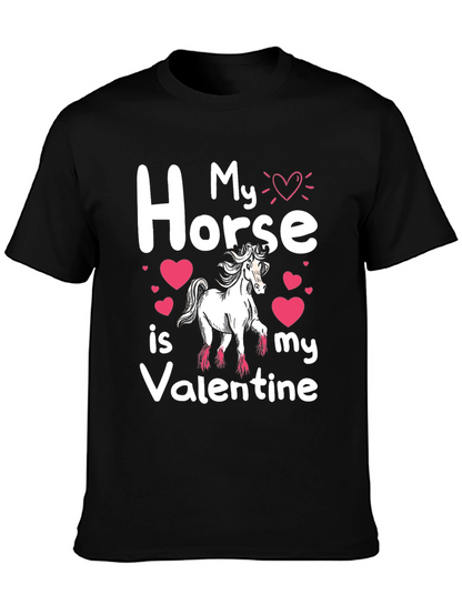 My Horse Is My Valentine T-Shirt