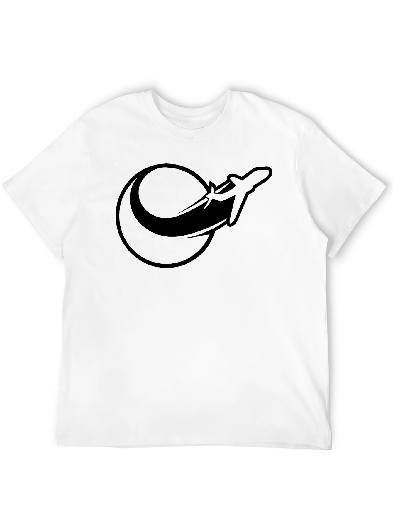 Jetsetter Black Graphic Tee