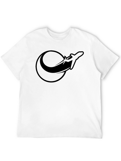 Jetsetter Black Graphic Tee