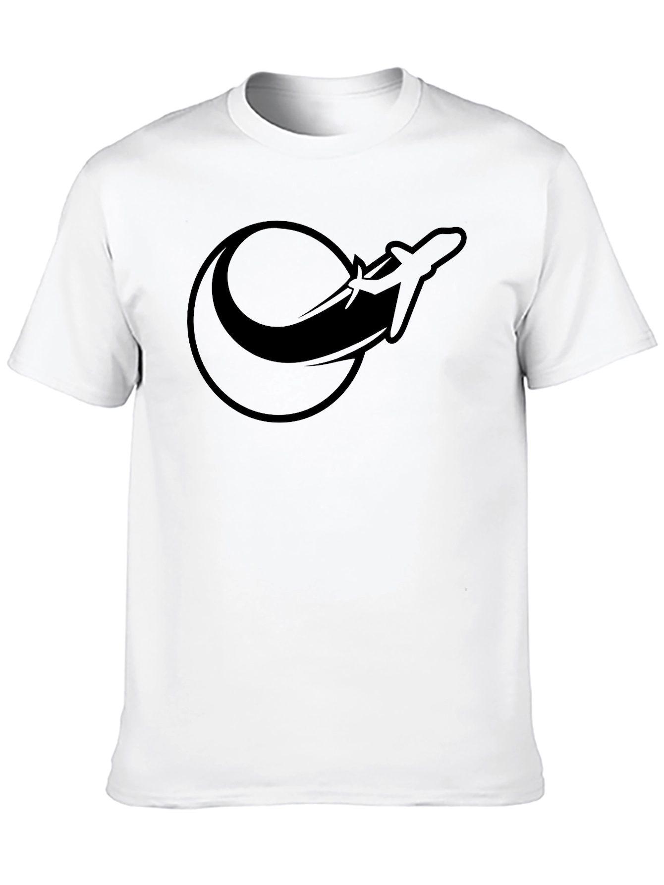 Jetsetter Black Graphic Tee