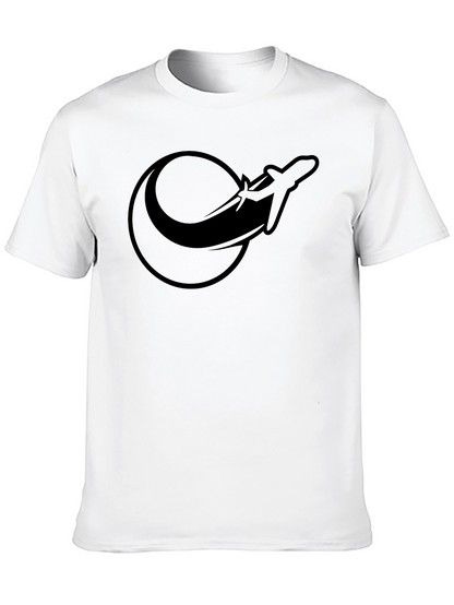 Jetsetter Black Graphic Tee