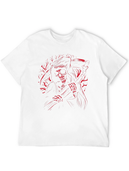 Grim Reaper Graphic Tee - Dark Humor T-Shirt