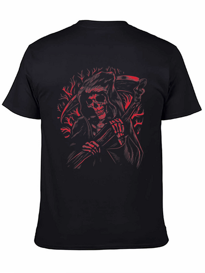Grim Reaper Graphic Tee - Dark Humor T-Shirt