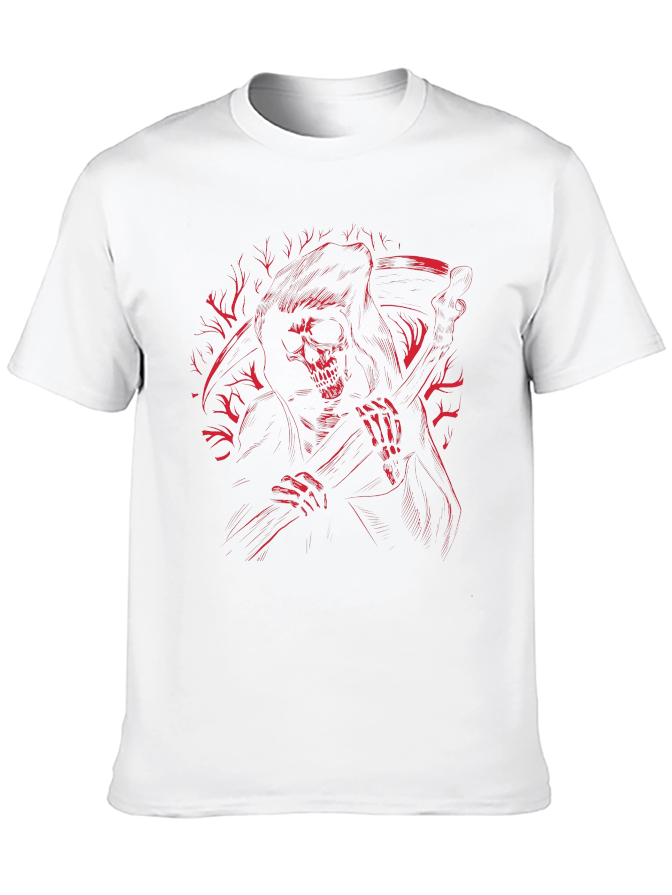Grim Reaper Graphic Tee - Dark Humor T-Shirt