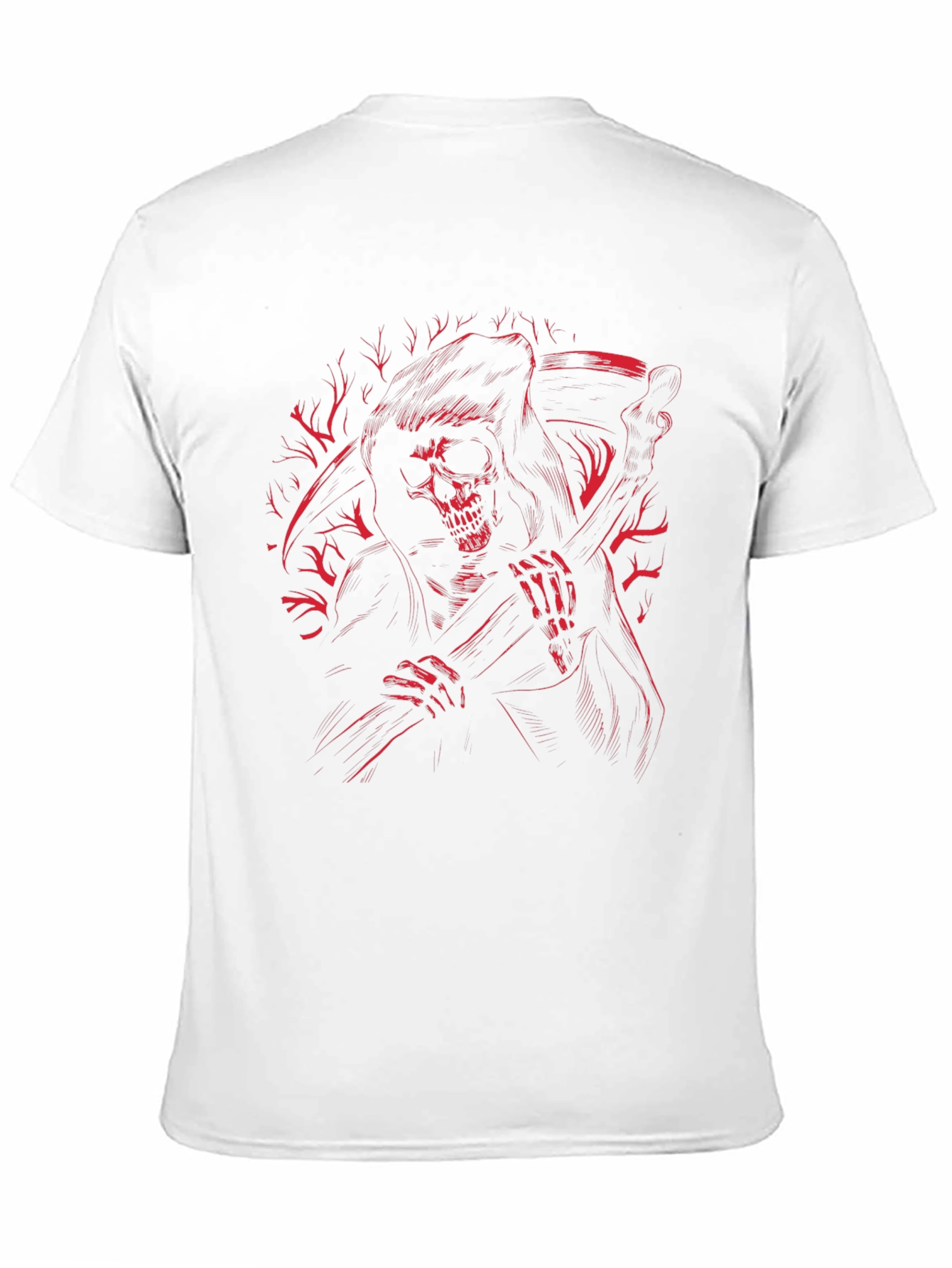 Grim Reaper Graphic Tee - Dark Humor T-Shirt