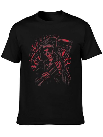 Grim Reaper Graphic Tee - Dark Humor T-Shirt