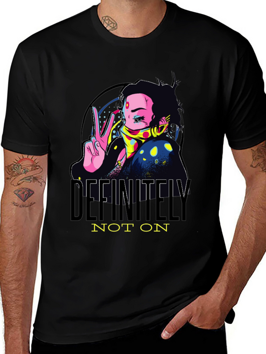 Definitely Not On Anime Graphic Tee