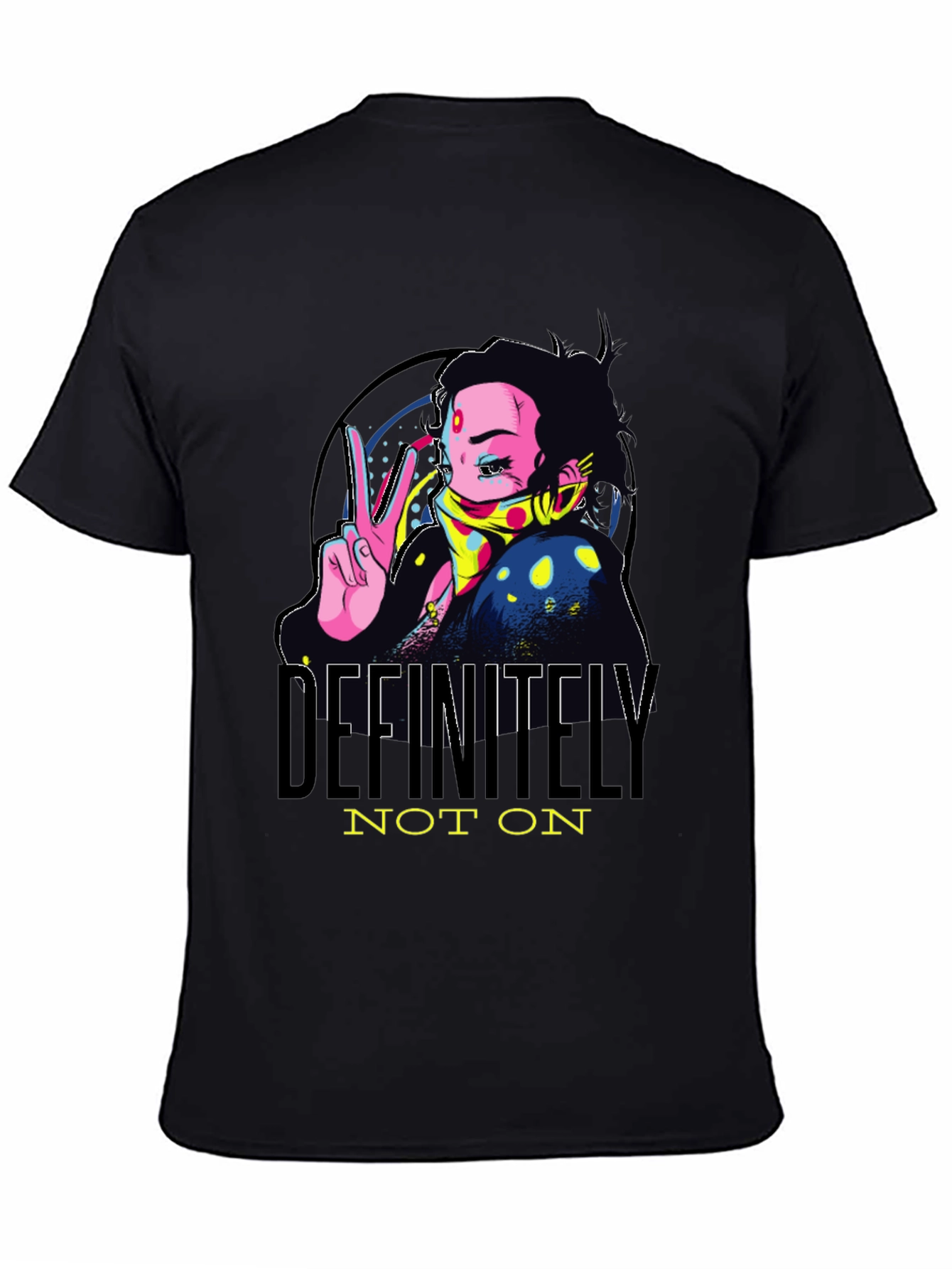 Definitely Not On Anime Graphic Tee