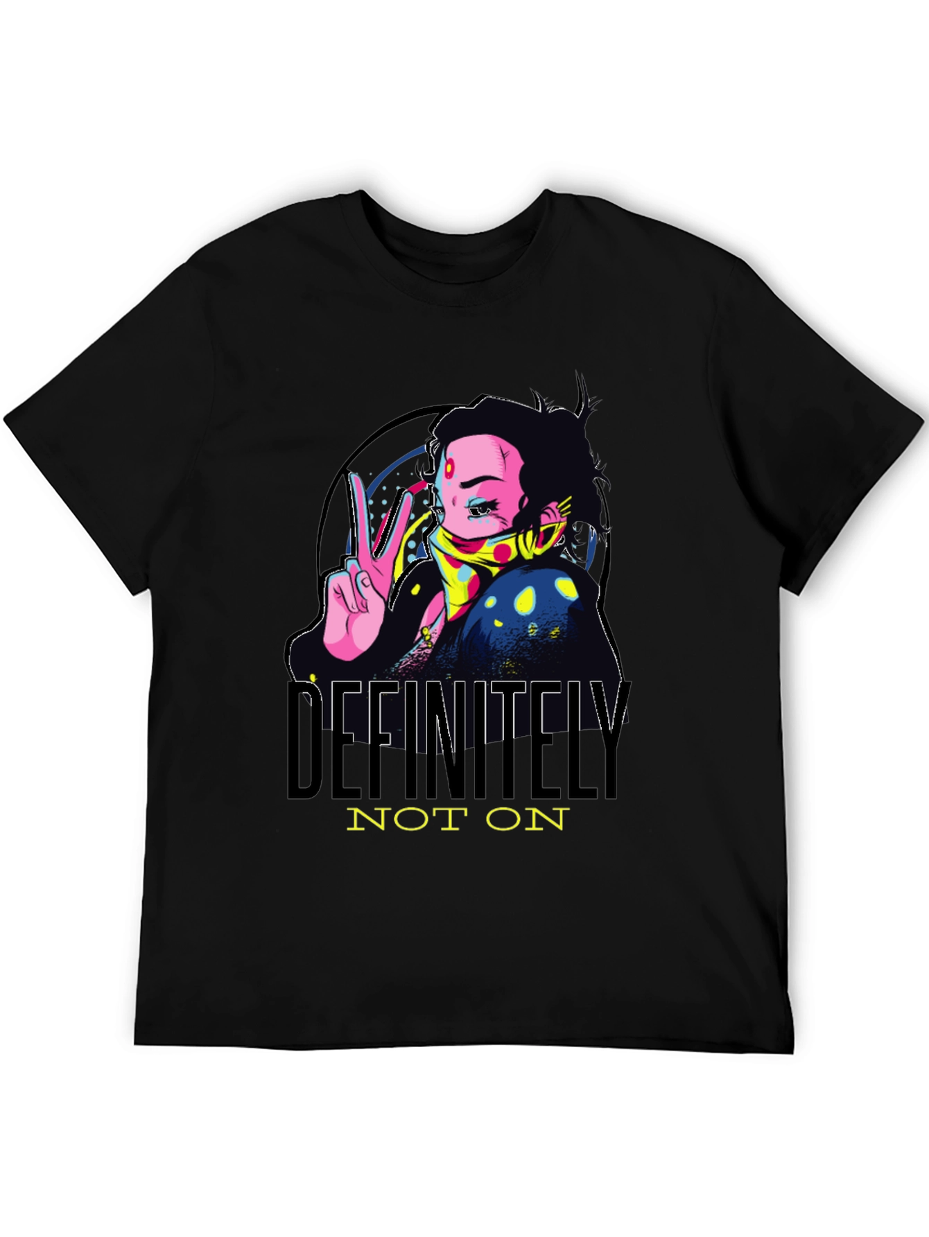 Definitely Not On Anime Graphic Tee