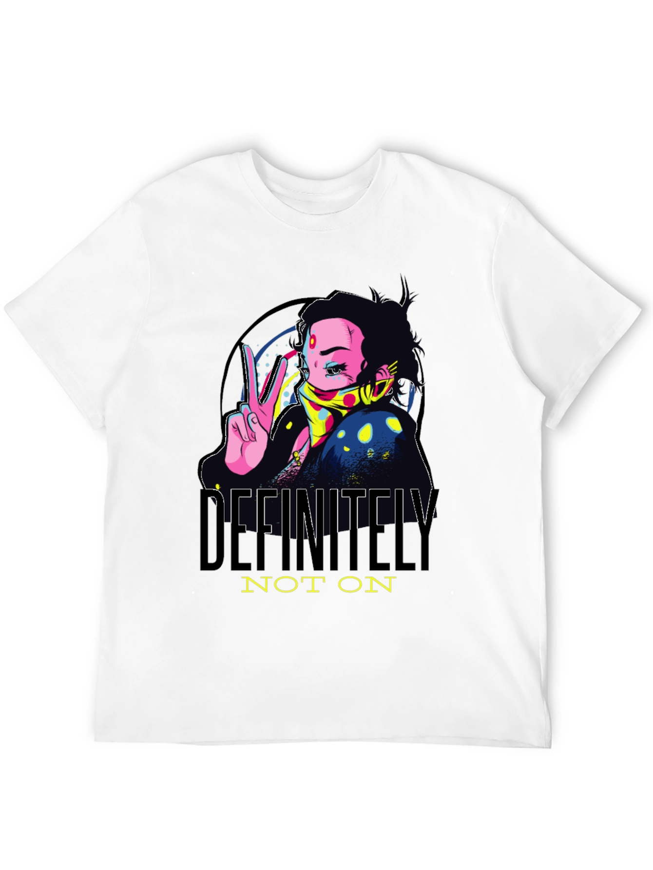 Definitely Not On Anime Graphic Tee