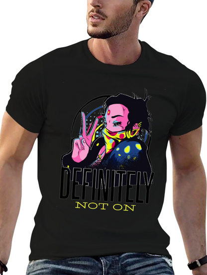 Definitely Not On Anime Graphic Tee
