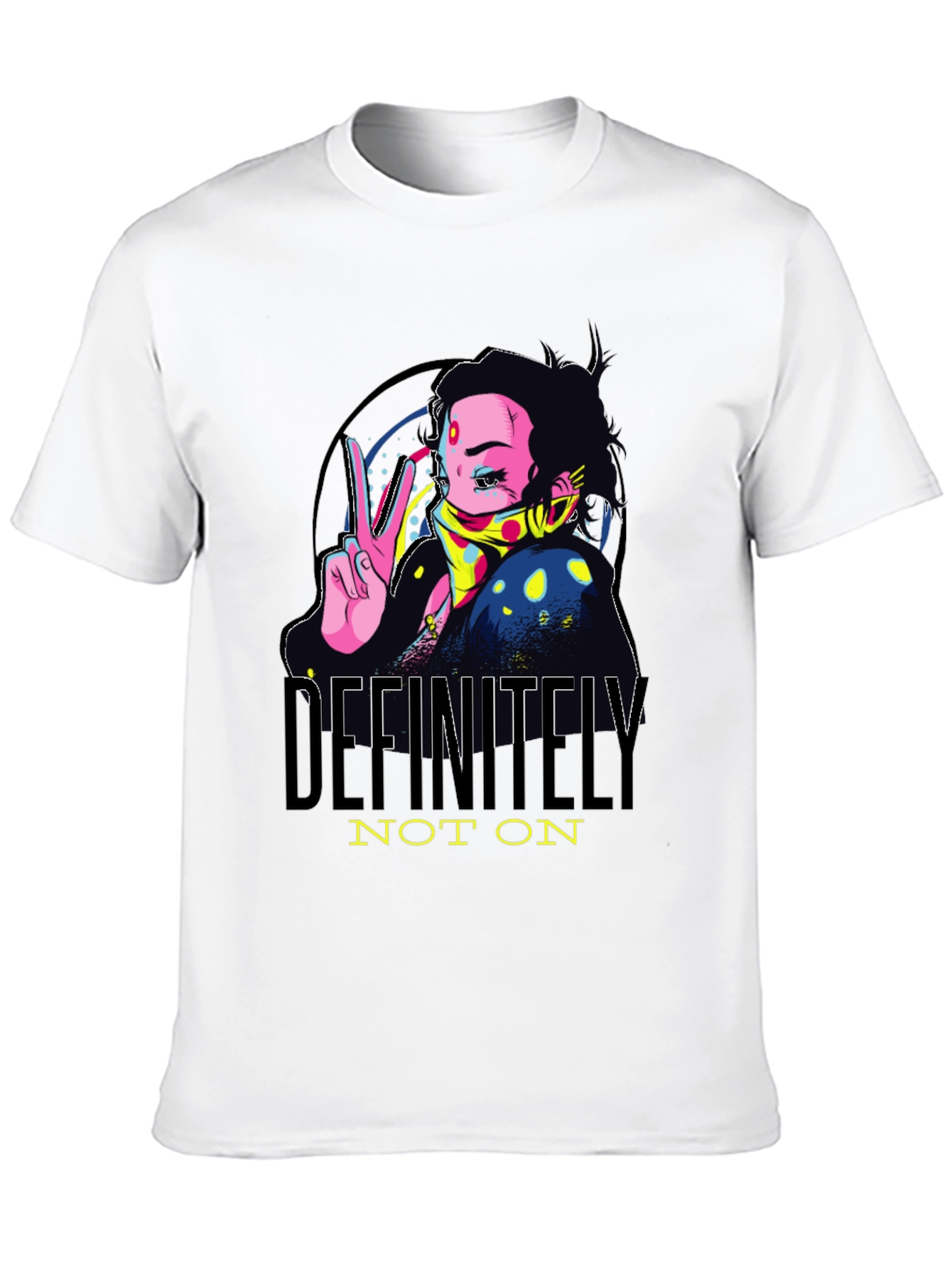 Definitely Not On Anime Graphic Tee