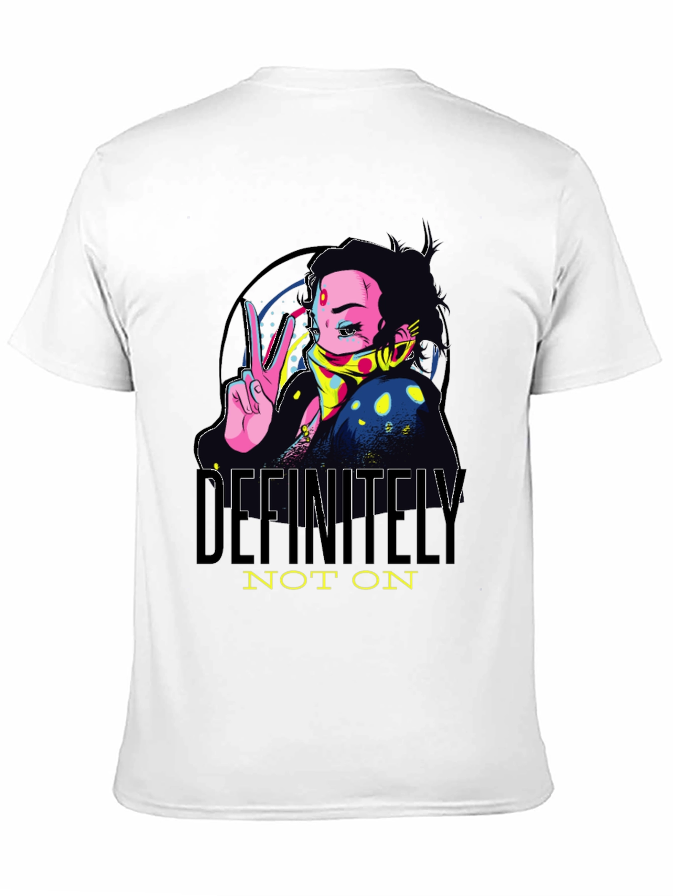 Definitely Not On Anime Graphic Tee