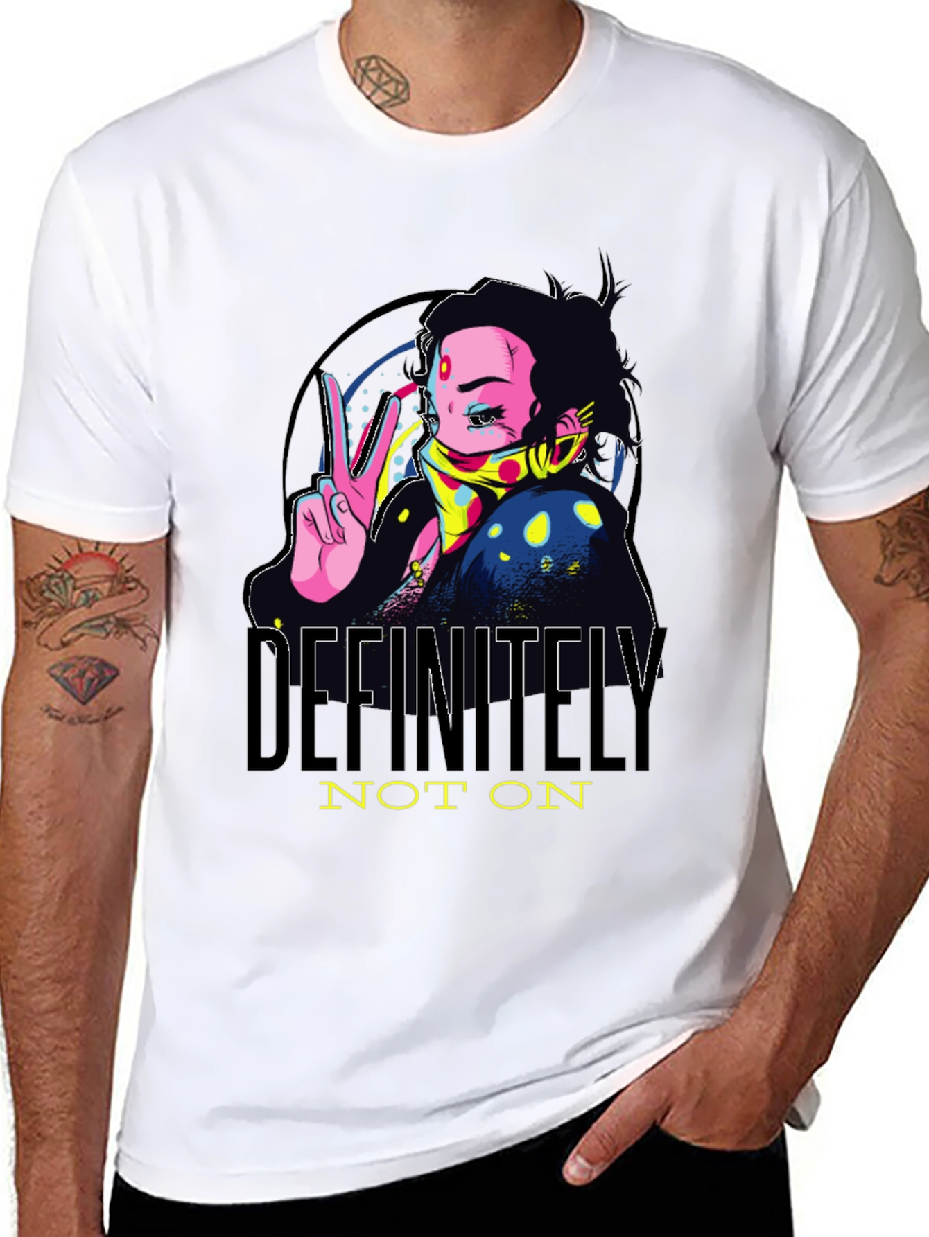 Definitely Not On Anime Graphic Tee