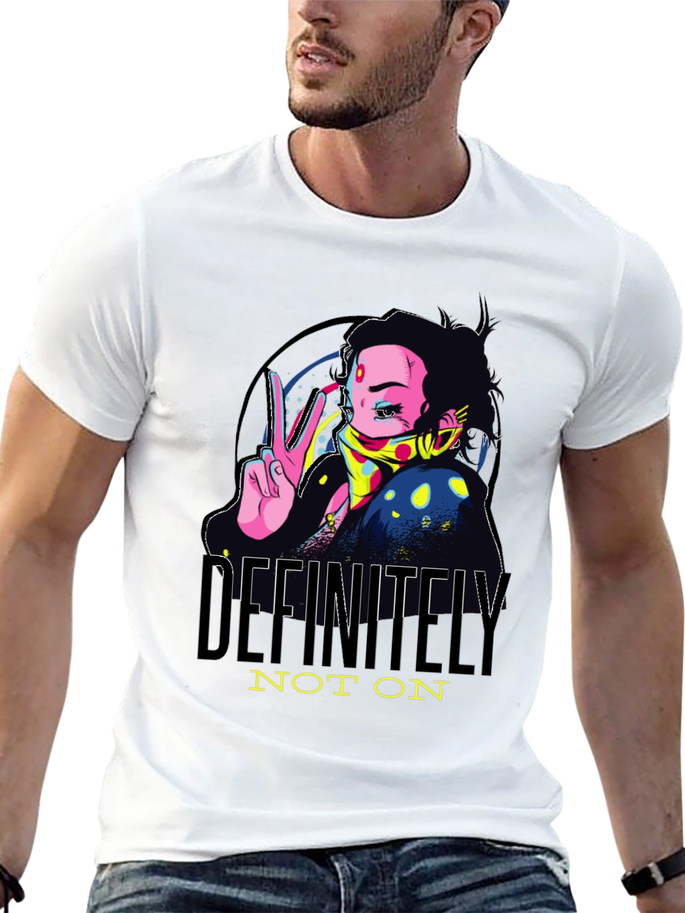 Definitely Not On Anime Graphic Tee
