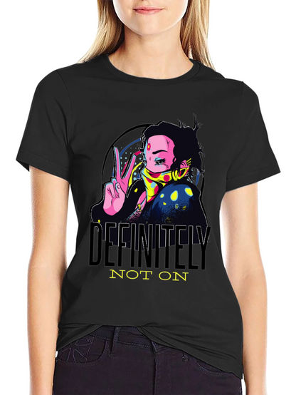 Definitely Not On Anime Graphic Tee