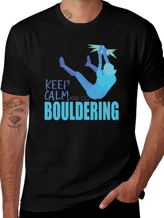 Keep Calm & Go Bouldering Graphic Tee