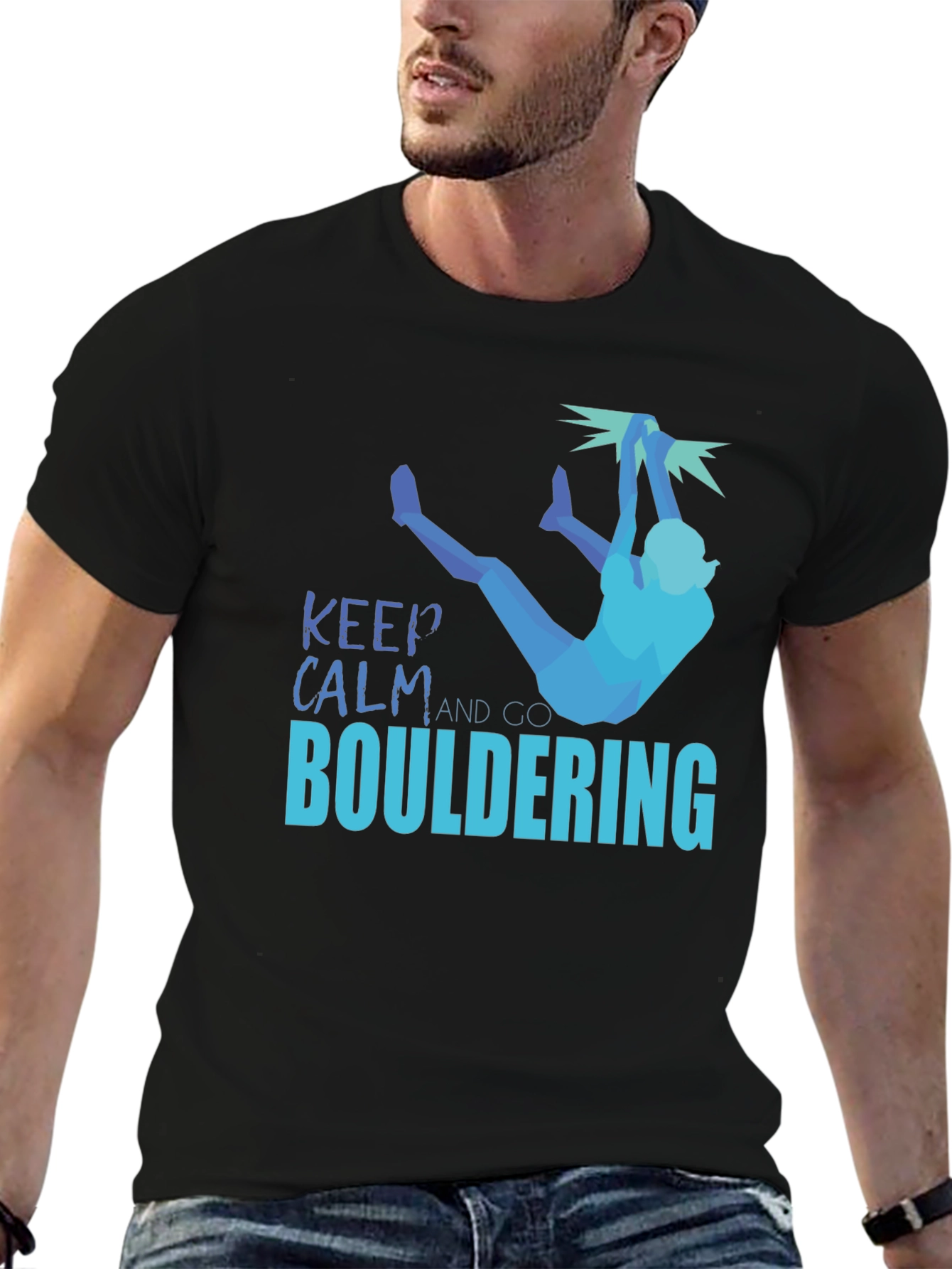 Keep Calm & Go Bouldering Graphic Tee