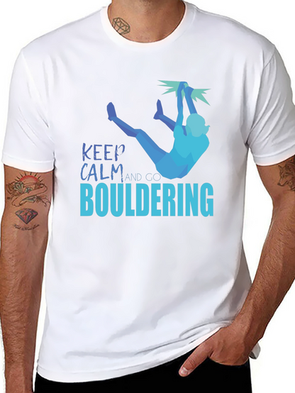 Keep Calm & Go Bouldering Graphic Tee
