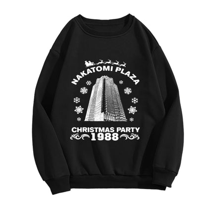 "Nakatomi Plaza Christmas Party 1988" Die Hard Holiday Crewneck Sweatshirt