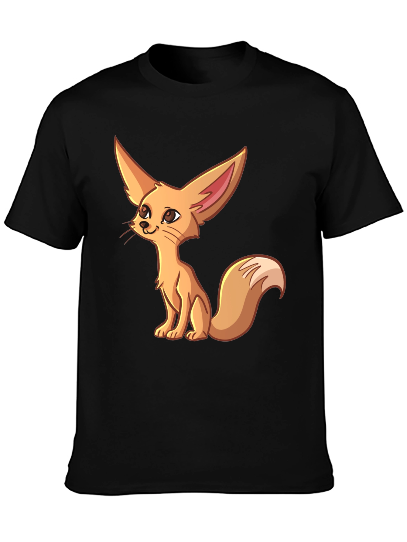 Cute Fennec Fox Graphic T-Shirt - Unique Cartoon Design