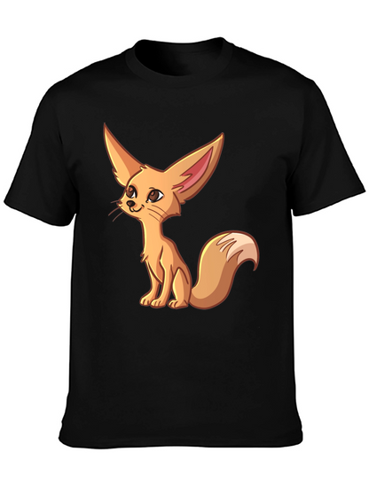 Cute Fennec Fox Graphic T-Shirt - Unique Cartoon Design