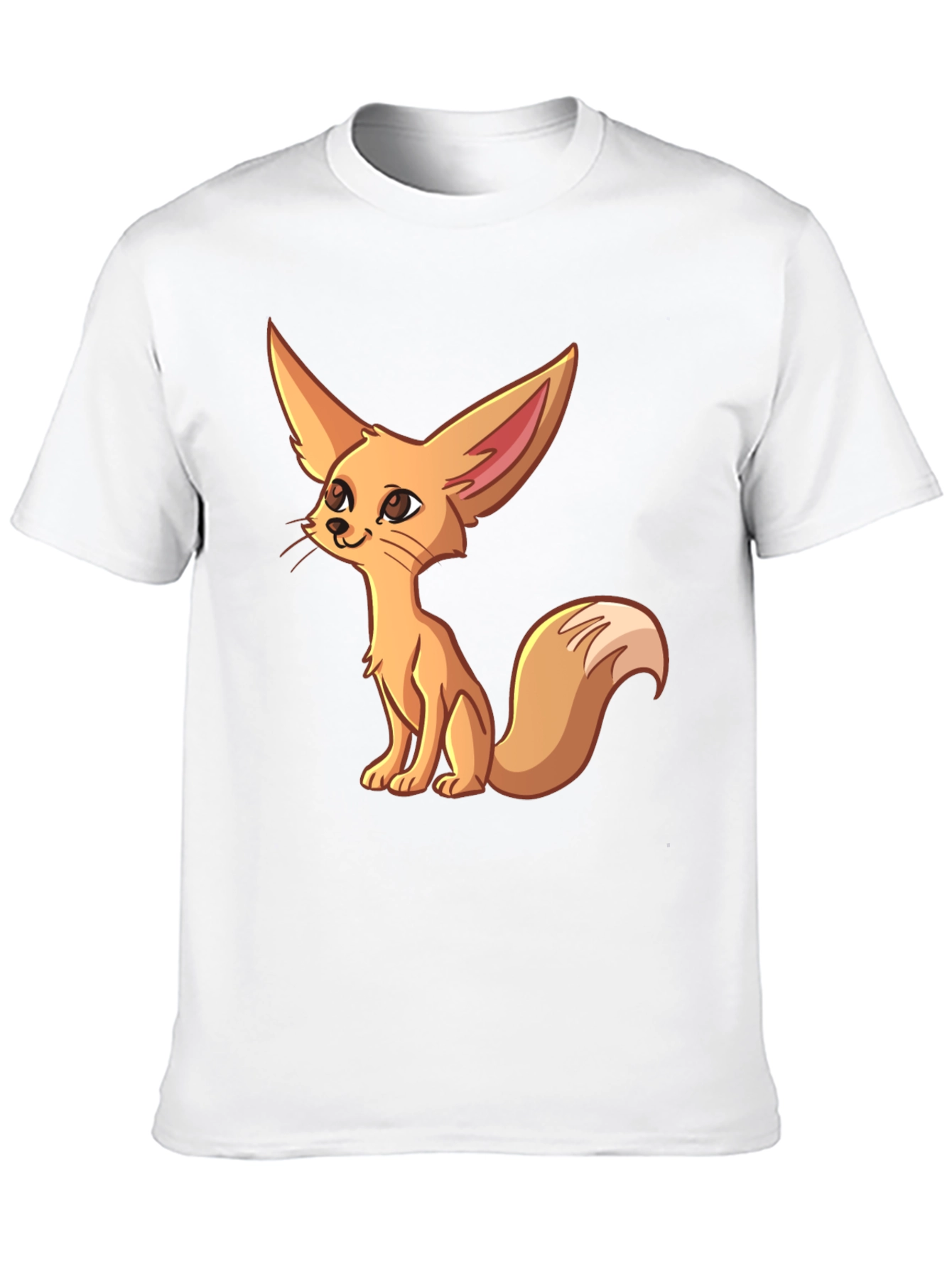 Cute Fennec Fox Graphic T-Shirt - Unique Cartoon Design