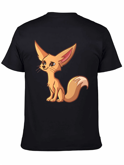 Cute Fennec Fox Graphic T-Shirt - Unique Cartoon Design