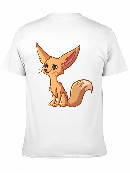Cute Fennec Fox Graphic T-Shirt - Unique Cartoon Design