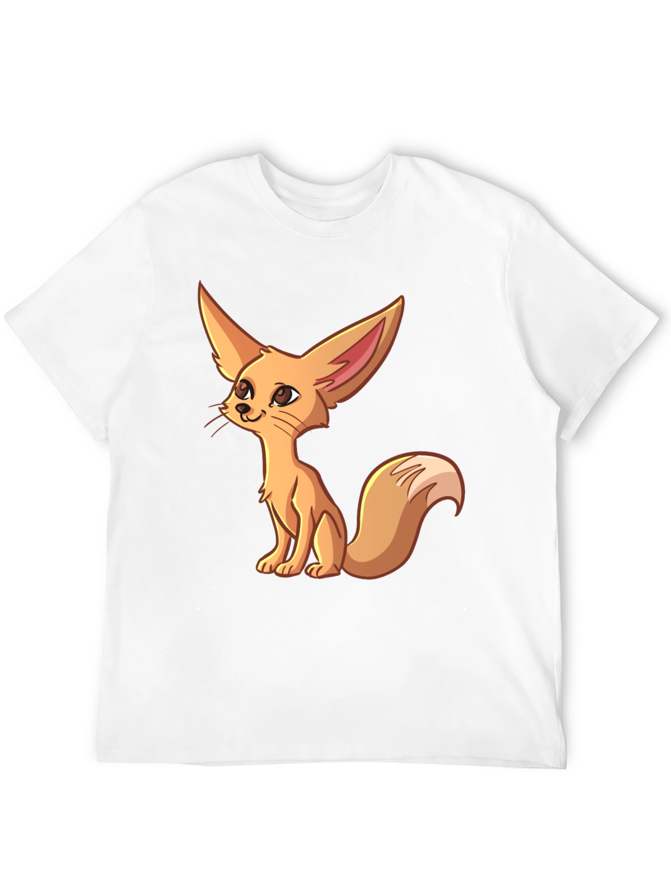 Cute Fennec Fox Graphic T-Shirt - Unique Cartoon Design
