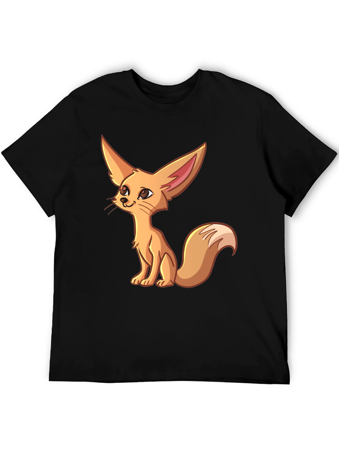 Cute Fennec Fox Graphic T-Shirt - Unique Cartoon Design