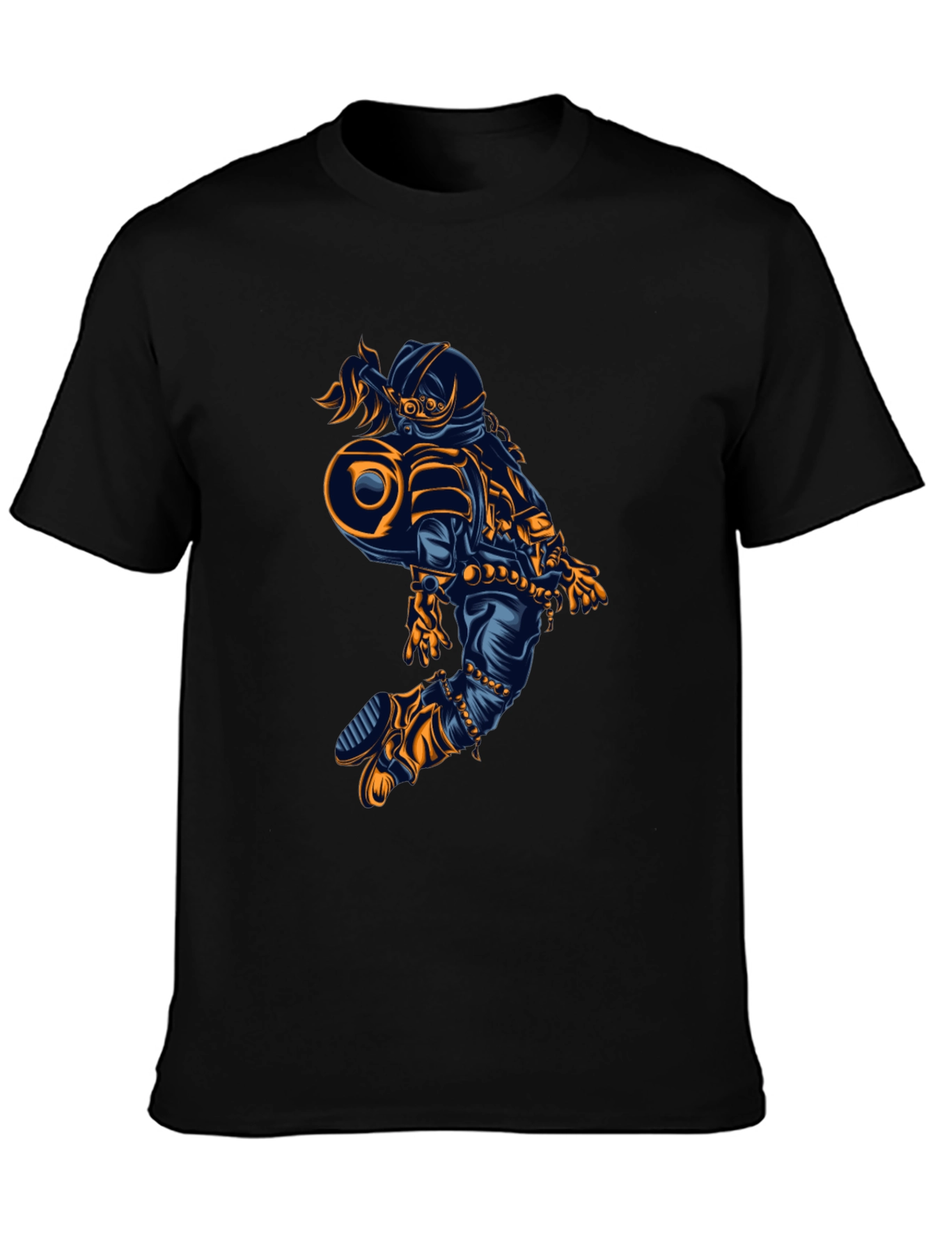 Astronaut Graphic Tee - Cool Space Design