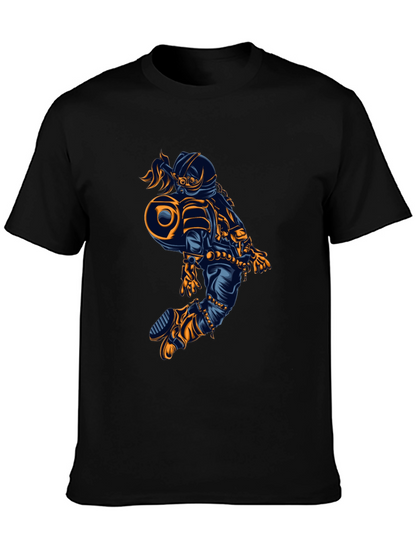 Astronaut Graphic Tee - Cool Space Design