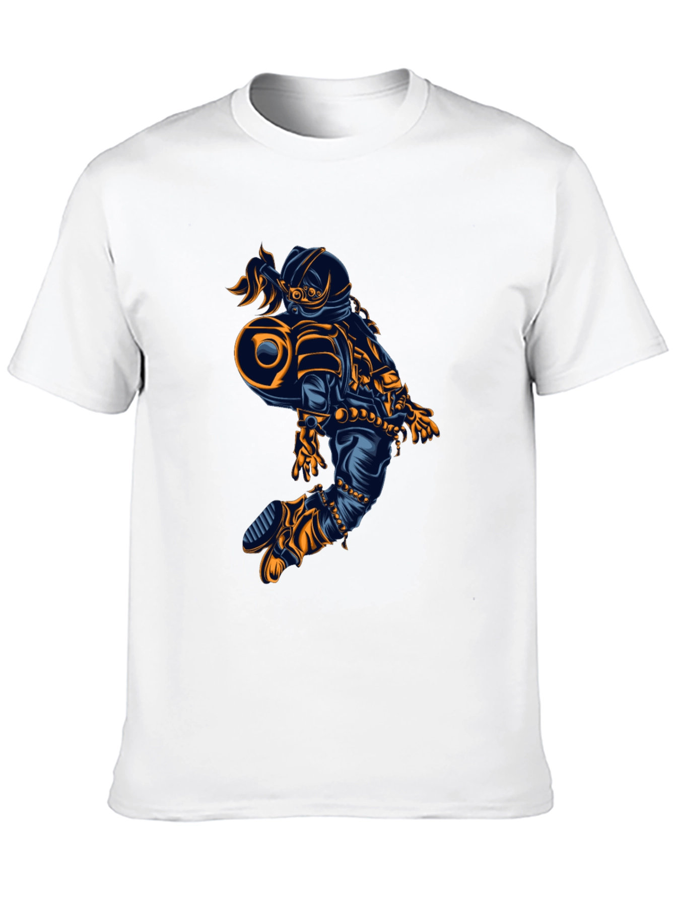 Astronaut Graphic Tee - Cool Space Design